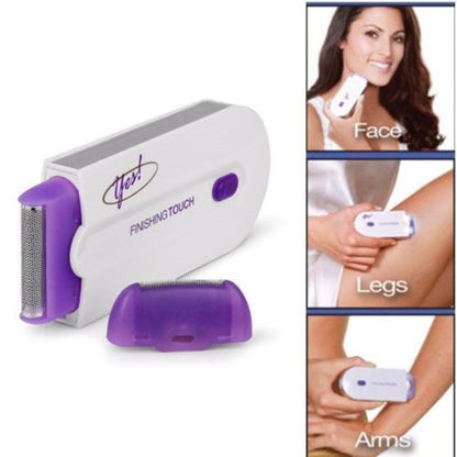 YES! Finishing Touch Instant Hair Remover - Rechargeable Sensa-Light Micro-Vibration Epilator & Precision Shaving Instrument