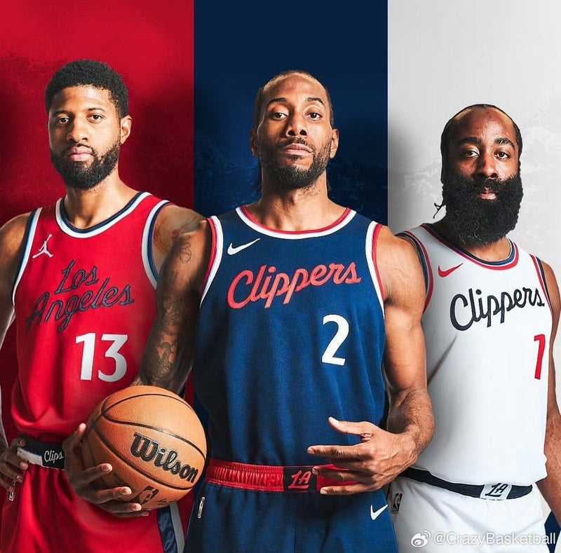 Clippers WESTBROOK #0 White NBA Jerseys