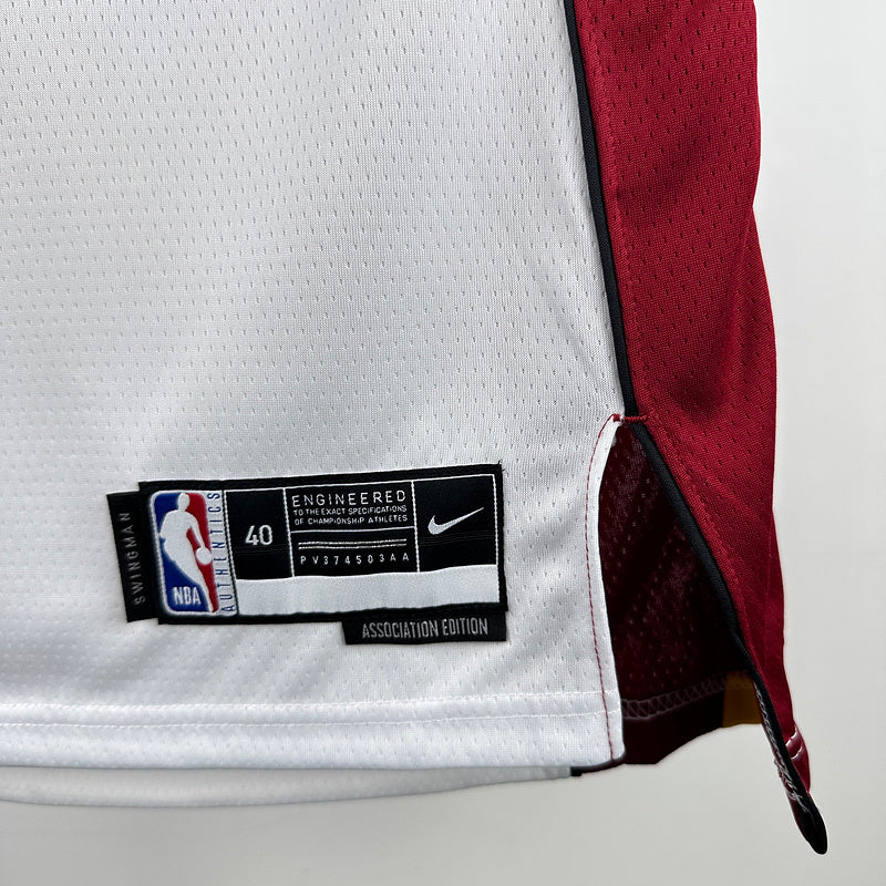 2024/25 Miami Heat JAQUEZ JR. #11 White NBA Jerseys
